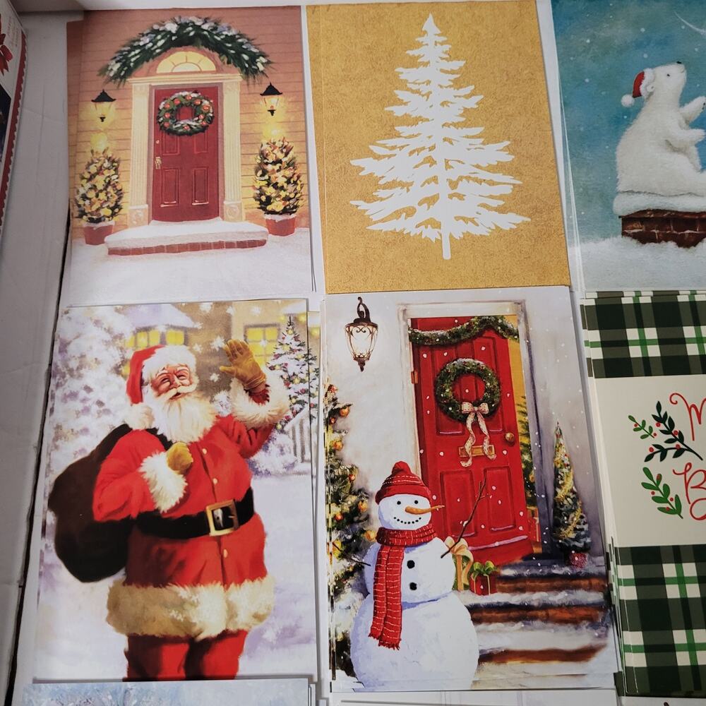 Wonderful Assorted Christmas Cards & Envelopes Set - Picture 3 of 6
